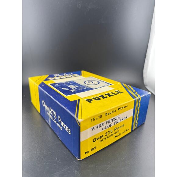 Vintage Perfect Double Puzzle - Warm Friends Good Friends - Picture 3 of 8